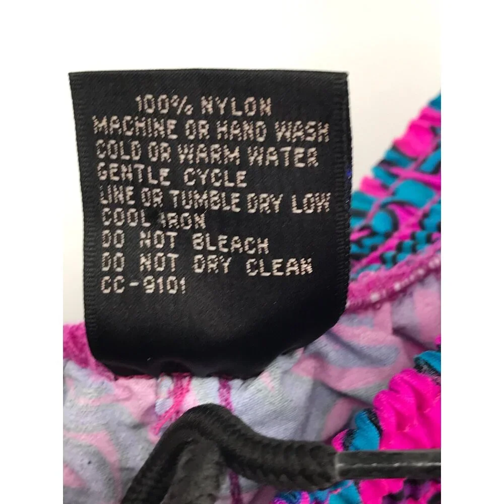 White Sierra Vintage 90's Y2K Tribal Windbreaker Jogger Pant Pink Purple Small - Picture 10 of 10